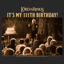 Women's The Lord of the Rings Fellowship of the Ring Bilbo Baggins It's My 111th Birthday T-Shirt