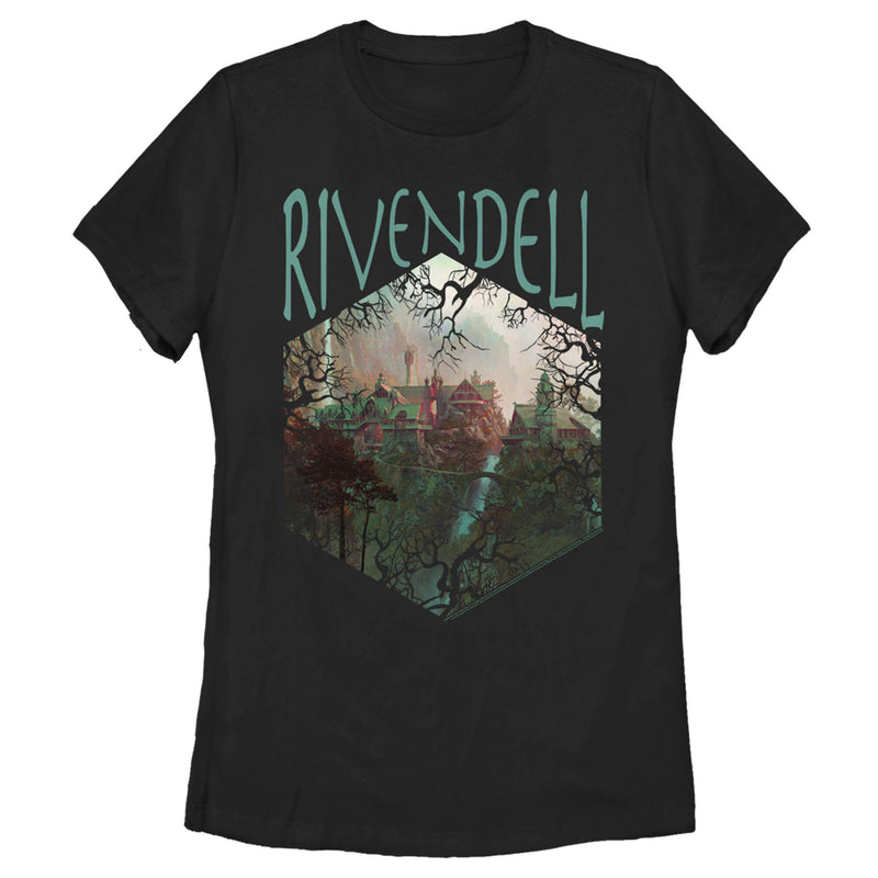 Women's The Lord of the Rings Fellowship of the Ring Rivendell Hexagon T-Shirt