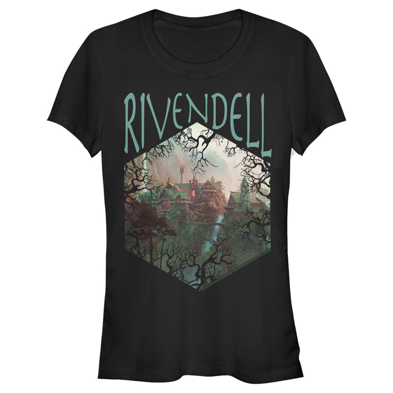 Junior's The Lord of the Rings Fellowship of the Ring Rivendell Hexagon T-Shirt