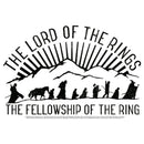 Junior's The Lord of the Rings Fellowship of the Ring Mountain Silhouettes T-Shirt