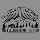 Women's The Lord of the Rings Fellowship of the Ring Mountain Silhouettes Racerback Tank Top