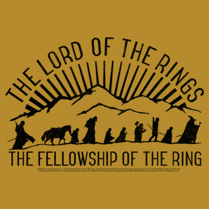 Junior's The Lord of the Rings Fellowship of the Ring Mountain Silhouettes Festival Muscle Tee