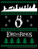 Men's The Lord of the Rings Fellowship of the Ring Christmas Sweater T-Shirt