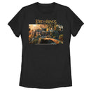 Women's The Lord of the Rings Two Towers Rivendell Scene T-Shirt