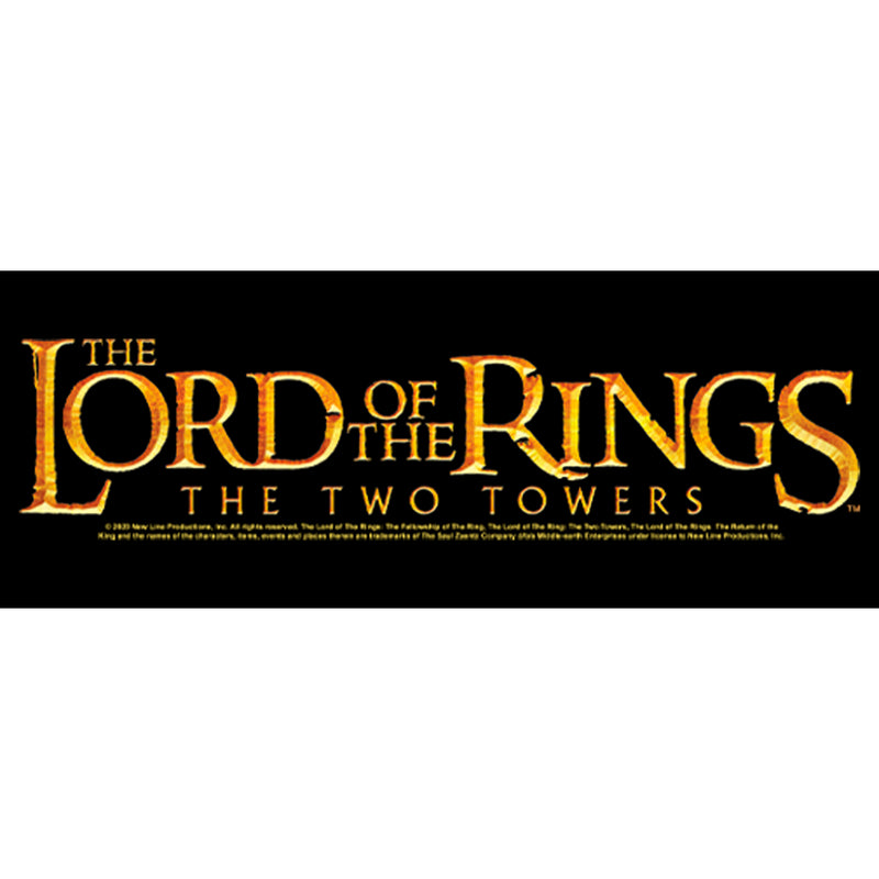 Junior's The Lord of the Rings Two Towers Logo T-Shirt