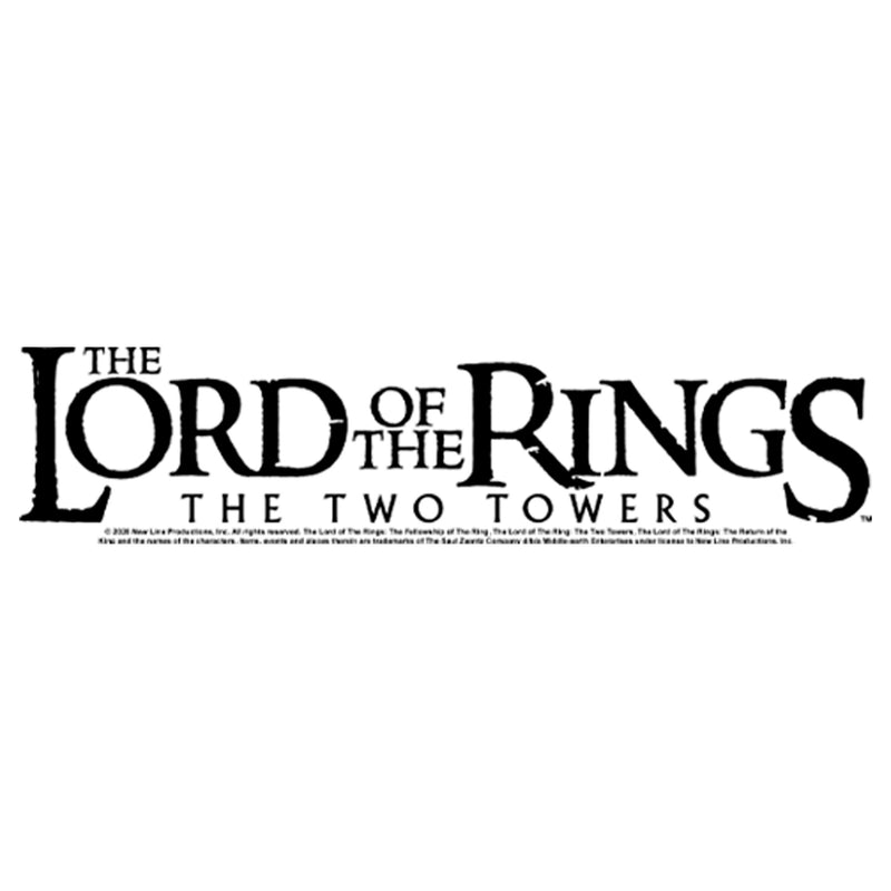 Junior's The Lord of the Rings Two Towers Small Logo T-Shirt