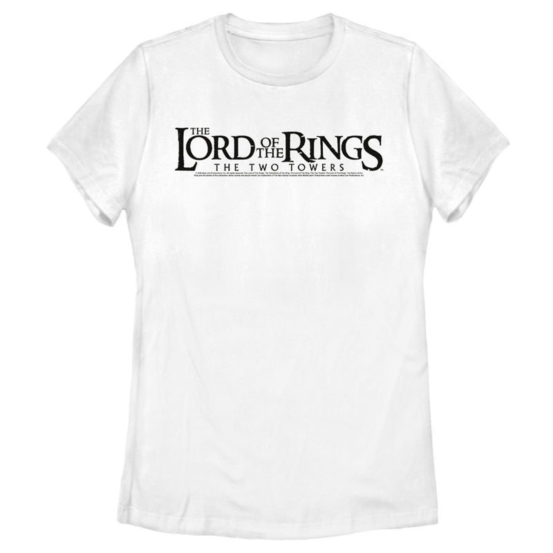 Women's The Lord of the Rings Two Towers Small Logo T-Shirt