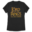 Women's The Lord of the Rings Two Towers Large Logo T-Shirt