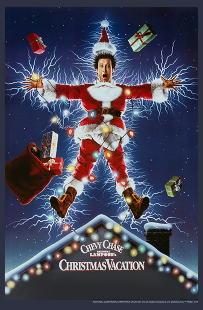 Women's National Lampoon's Christmas Vacation Electrified Poster T-Shirt