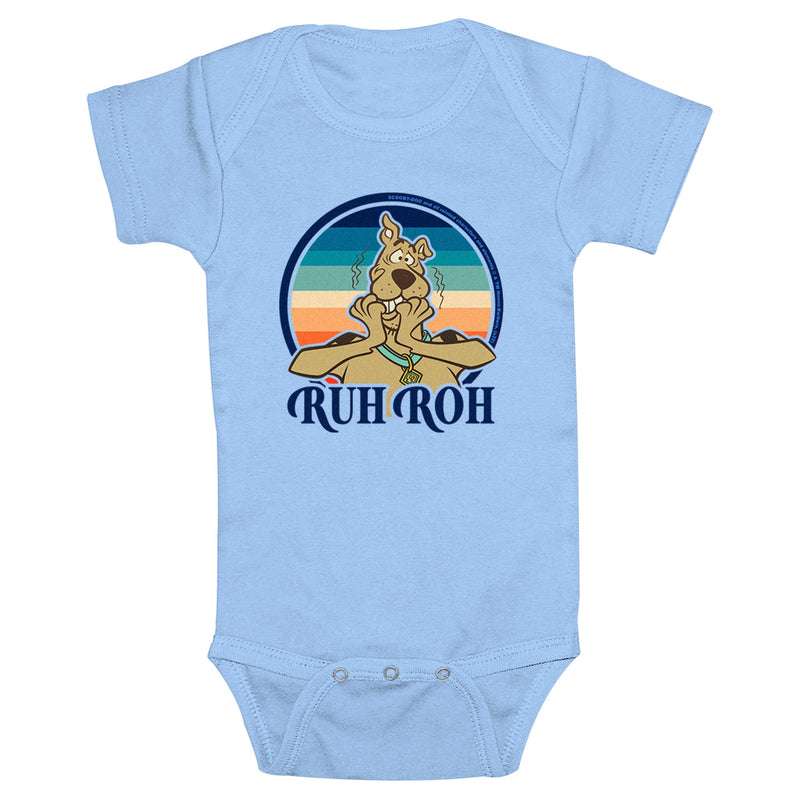 Infant's Scooby Doo Retro Ruh Roh Onesie