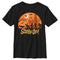 Boy's Scooby Doo Moon Silhouette Chase T-Shirt