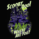 Junior's Scooby Doo Haunted House Racerback Tank Top