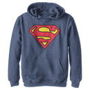 Boy's Superman Classic Logo Pull Over Hoodie