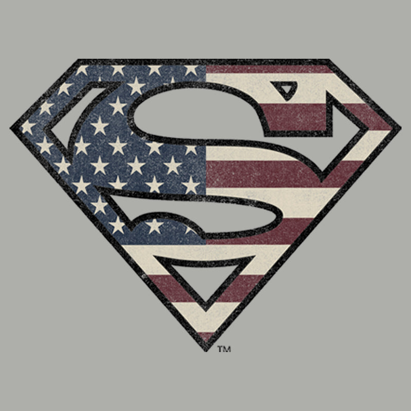 Men's Superman Vintage American S Logo T-Shirt