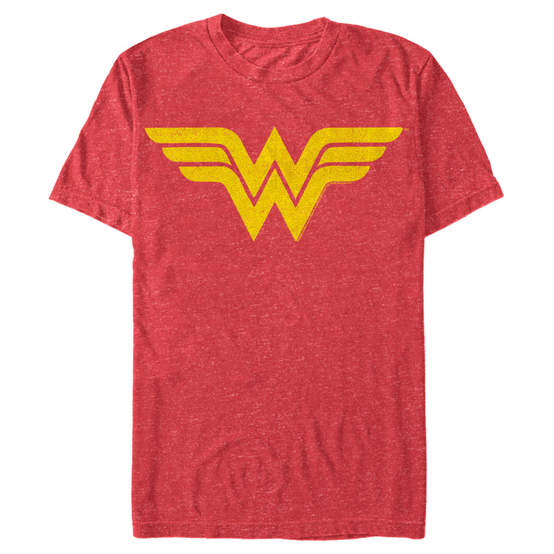 Men's Wonder Woman Distressed Classic Logo T-Shirt