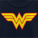 Girl's Wonder Woman Two Color Logo T-Shirt