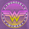 Girl's Wonder Woman Ombre Logo T-Shirt