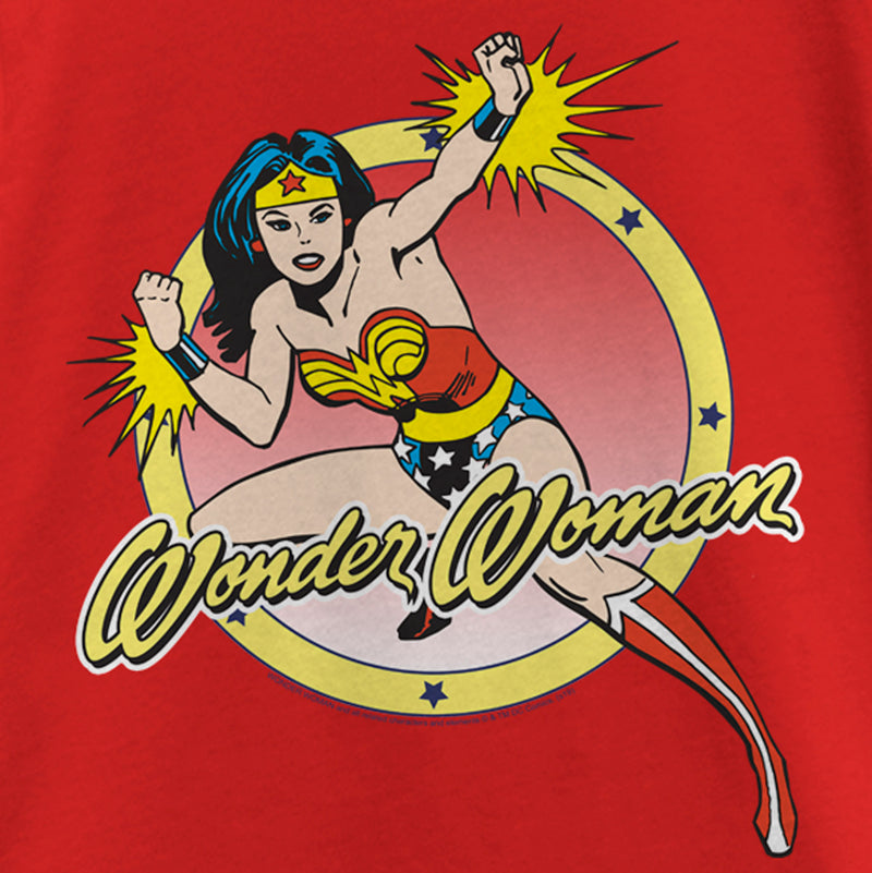 Girl's Wonder Woman Action Pose T-Shirt