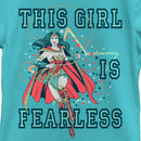 Girl's Wonder Woman This Girl is Fearless T-Shirt