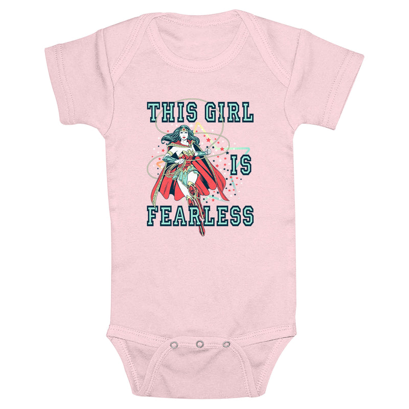 Infant's Wonder Woman Fearless Girl Onesie