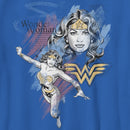 Boy's Wonder Woman Pastel Newspaper T-Shirt