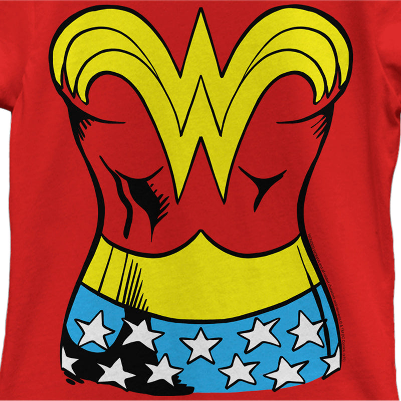 Girl's Wonder Woman Realistic Costume T-Shirt