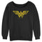 Junior's Wonder Woman Silhouette Logo Sweatshirt