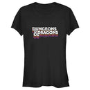 Junior's Dungeons & Dragons Cascading Color Retro Logo T-Shirt