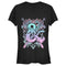 Junior's Dungeons & Dragons Pastel Rainbow Sword & Fire Logo T-Shirt