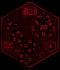 Men's Dungeons & Dragons Icosahedron Schematic T-Shirt