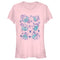 Junior's Dungeons & Dragons Pastel Floral Dice T-Shirt