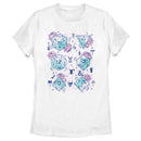 Women's Dungeons & Dragons Pastel Floral Dice T-Shirt