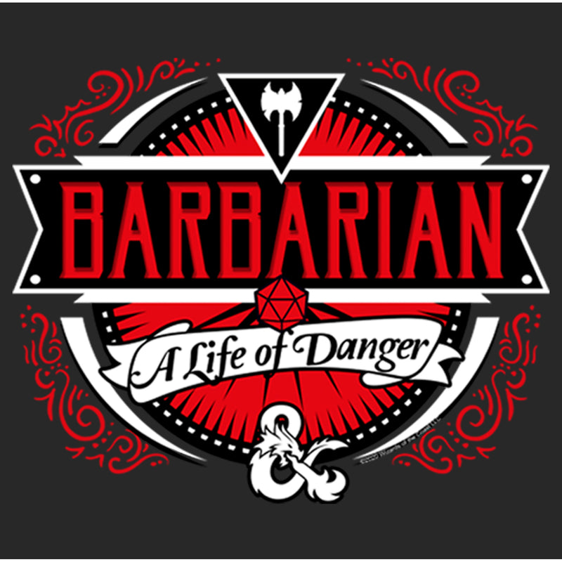 Women's Dungeons & Dragons Barbarian A Life of Danger T-Shirt