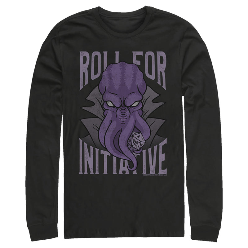 Men's Dungeons & Dragons Illithid Roll for Initiative Long Sleeve Shirt