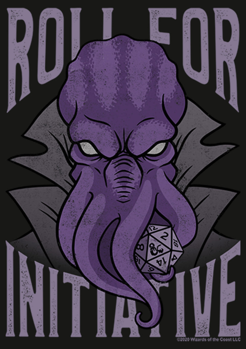 Men's Dungeons & Dragons Illithid Roll for Initiative Long Sleeve Shirt