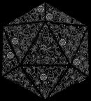 Junior's Dungeons & Dragons Dice Symbol Collage T-Shirt