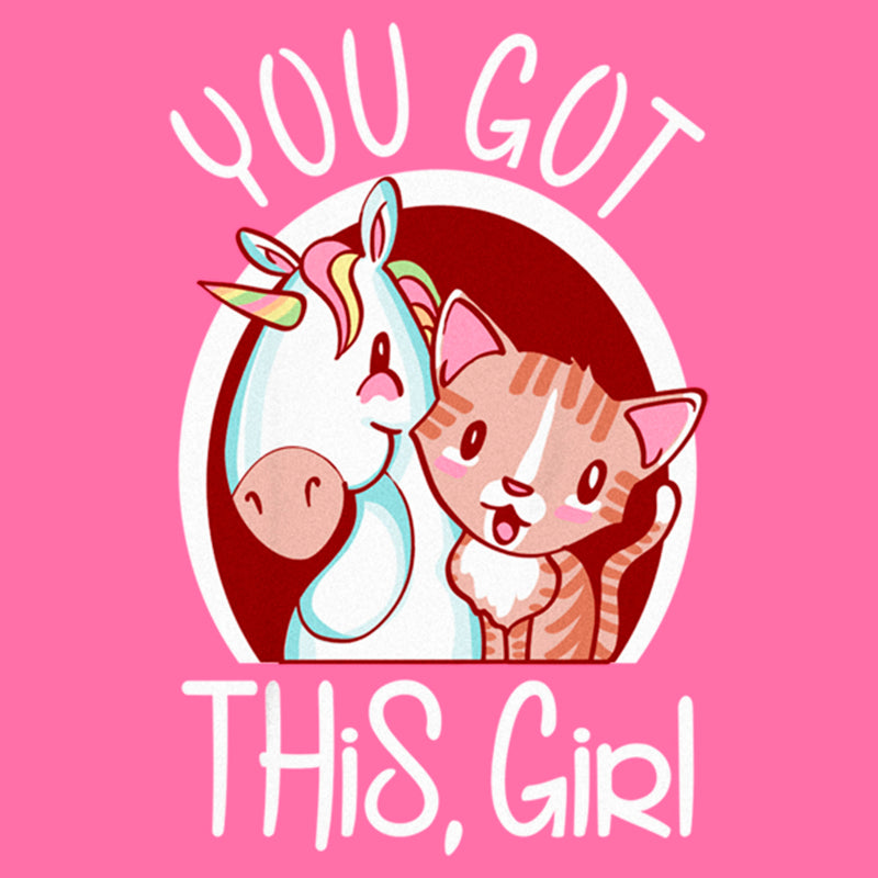 Girl's Lost Gods You Got This Girl Cartoon T-Shirt