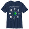 Boy's Lost Gods Moon Phases Diagram T-Shirt