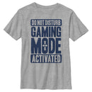 Boy's Lost Gods Do Not Disturb Gaming Mode Activated T-Shirt