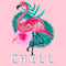 Girl's Lost Gods Flamingo Tropical Chill T-Shirt