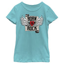 Girl's Lost Gods Born to Rock Tattoo T-Shirt