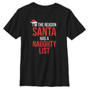 Boy's Lost Gods On Santa’s Naughty List T-Shirt