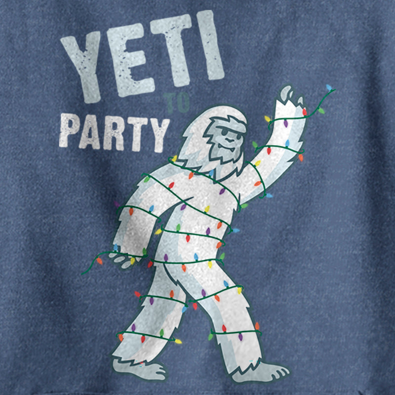 Boy's Lost Gods Yeti to Party Distressed Pull Over Hoodie