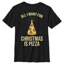 Boy's Lost Gods Christmas Is Pizza T-Shirt