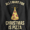 Boy's Lost Gods Christmas Is Pizza Pull Over Hoodie