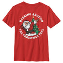 Boy's Lost Gods Dabbing Santa T-Shirt