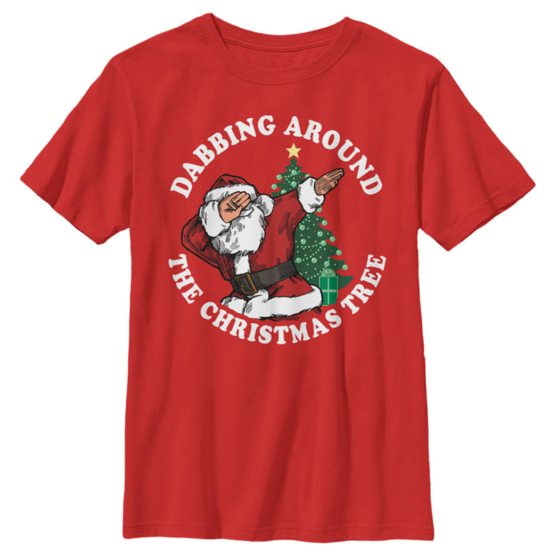 Boy's Lost Gods Dabbing Santa T-Shirt