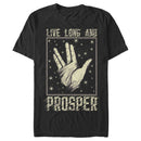 Men's Star Trek Retro Vulcan Salute T-Shirt