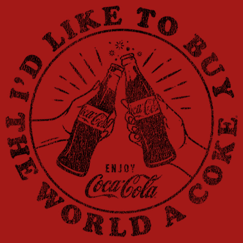 Junior's Coca Cola Unity I'd Like to Buy the World a Coke T-Shirt