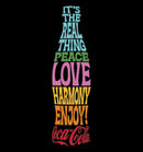 Men's Coca Cola Unity It's the Real Thing Bottle Logo T-Shirt